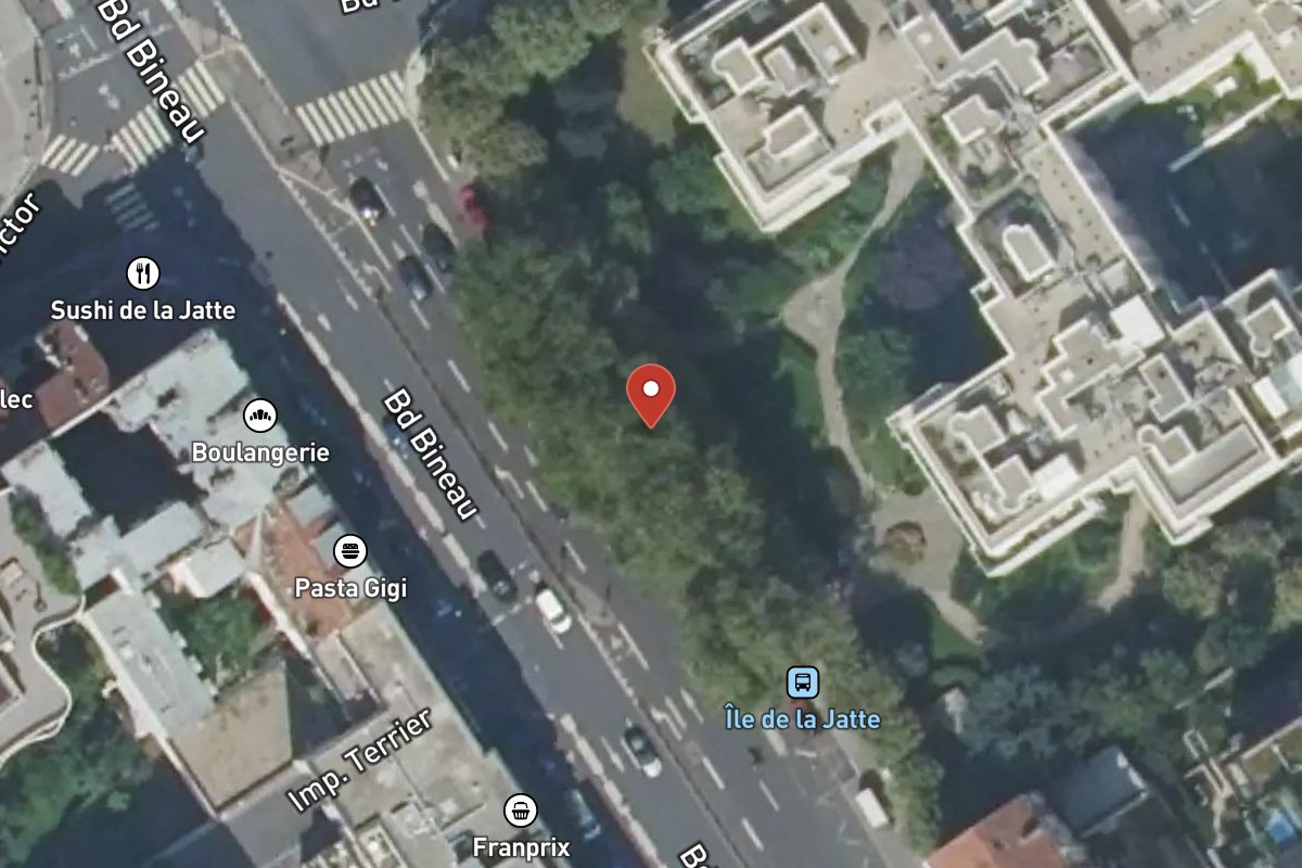 Vue satellite — 212 Avenue Bineau