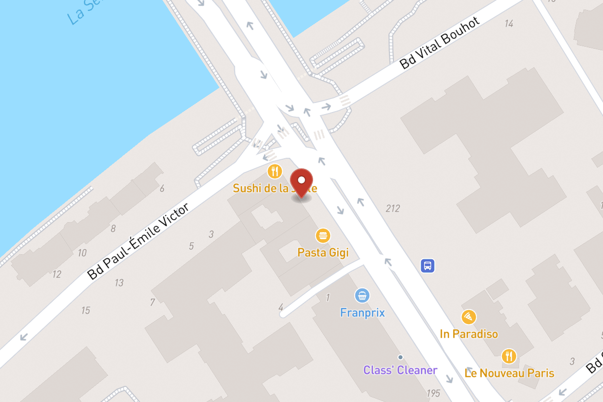 Plan de situation — 215 Avenue Bineau