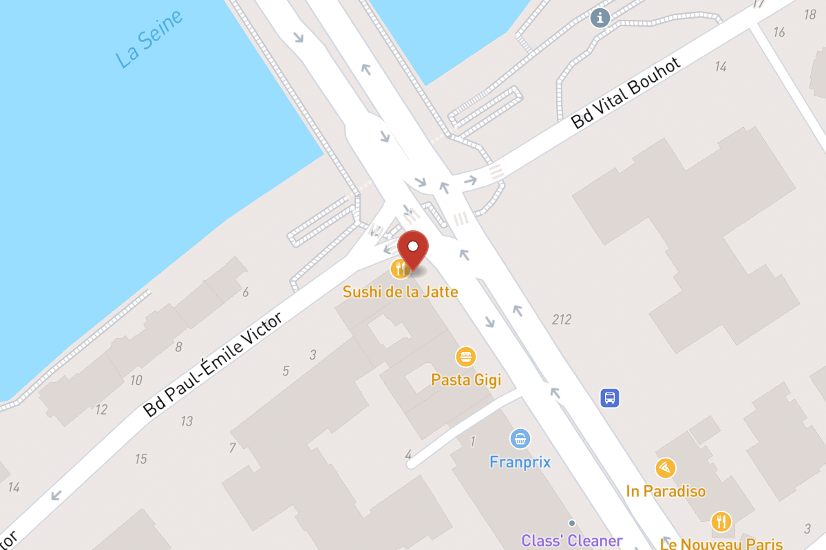 Plan de situation — 217 Avenue Bineau