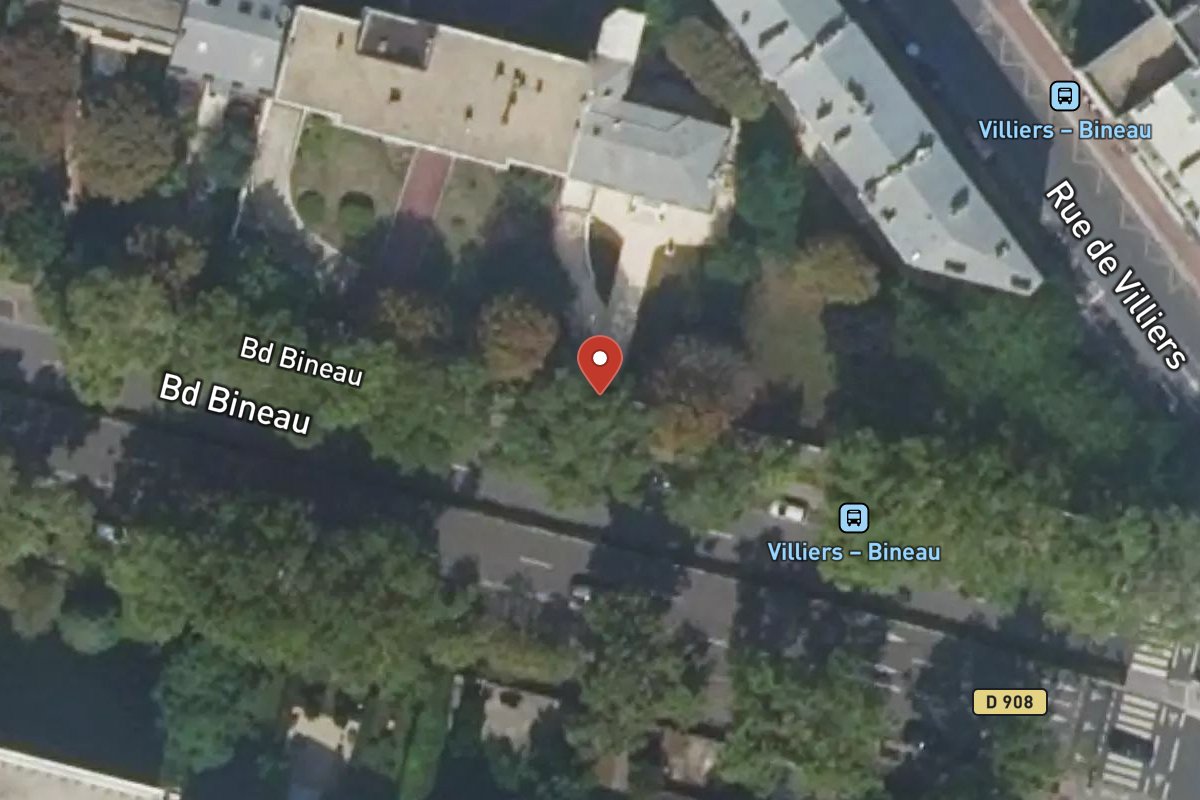 Vue satellite — 54 Avenue Bineau