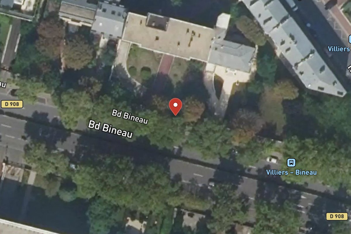 Vue satellite — 56 Avenue Bineau