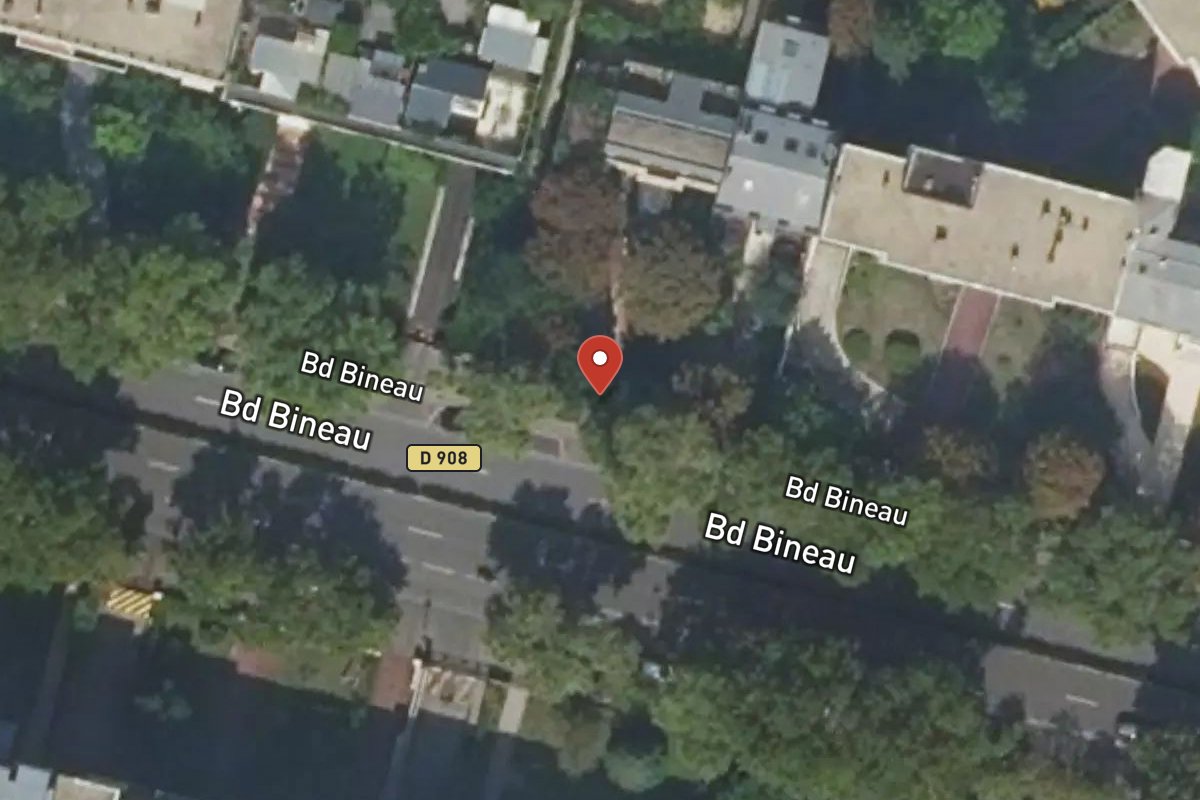 Vue satellite — 62 Avenue Bineau