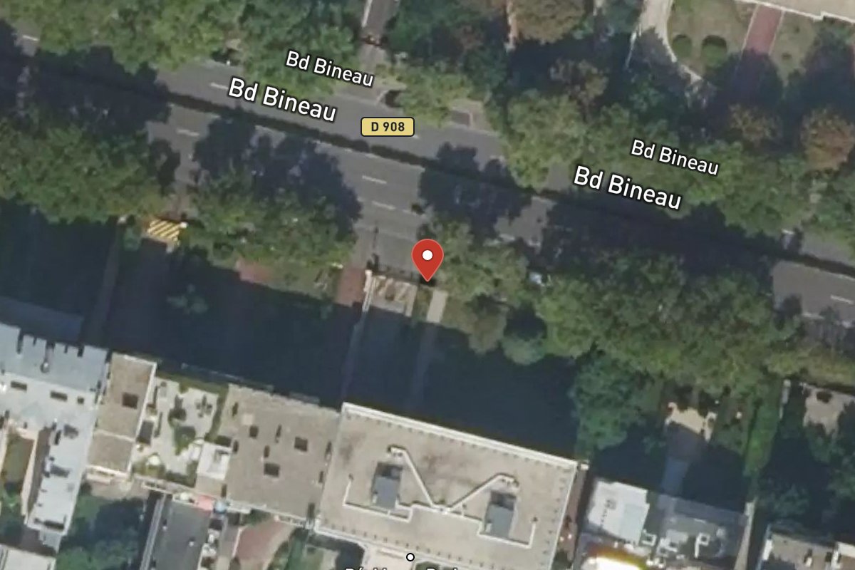 Vue satellite — 63 Avenue Bineau