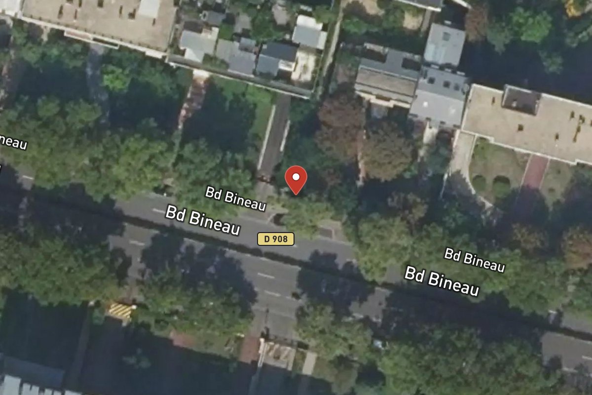 Vue satellite — 64 Avenue Bineau