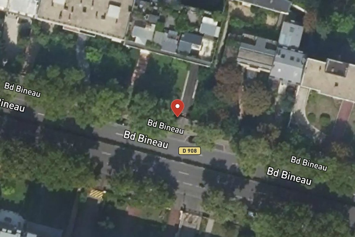 Vue satellite — 66 Avenue Bineau