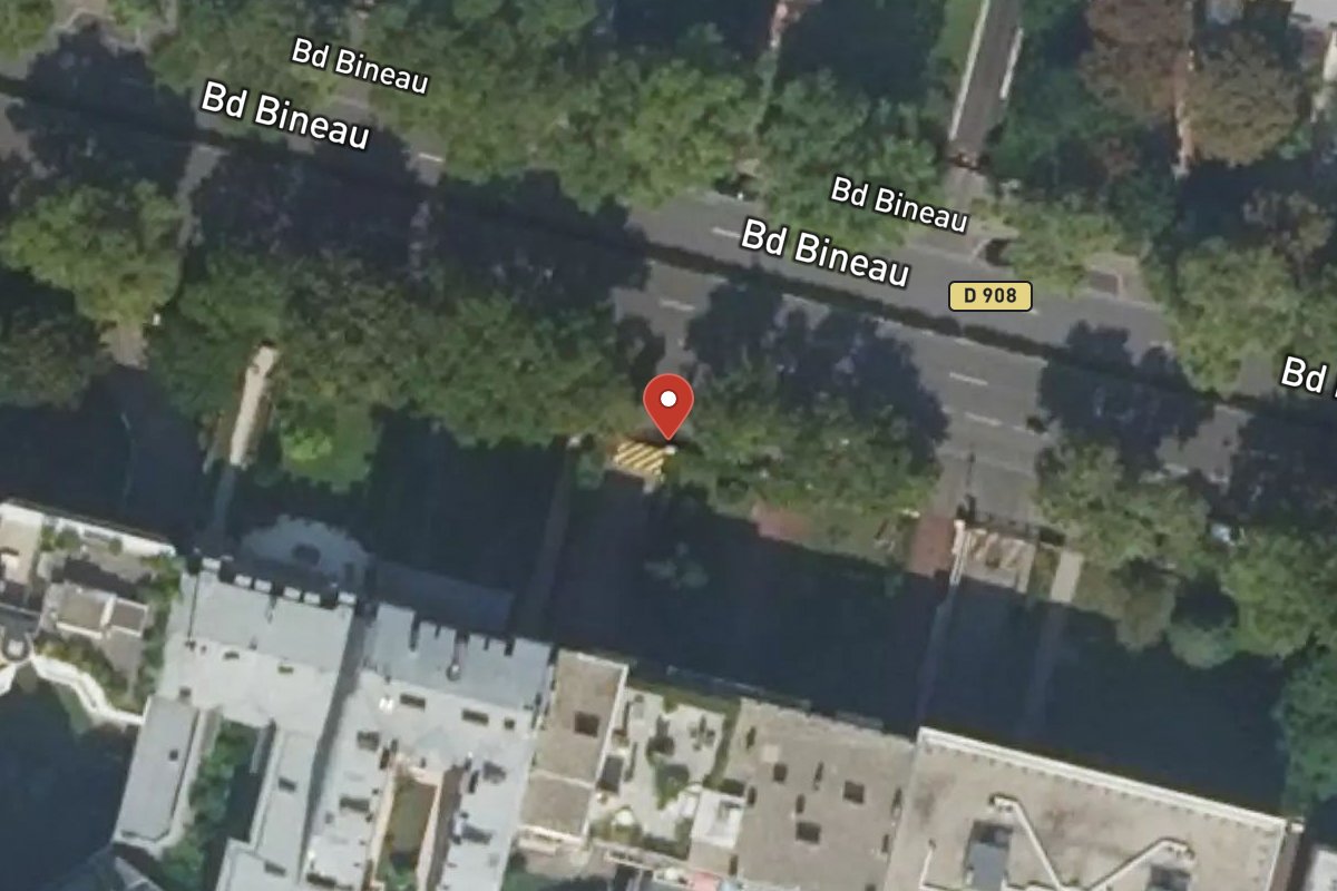 Vue satellite — 67 Avenue Bineau
