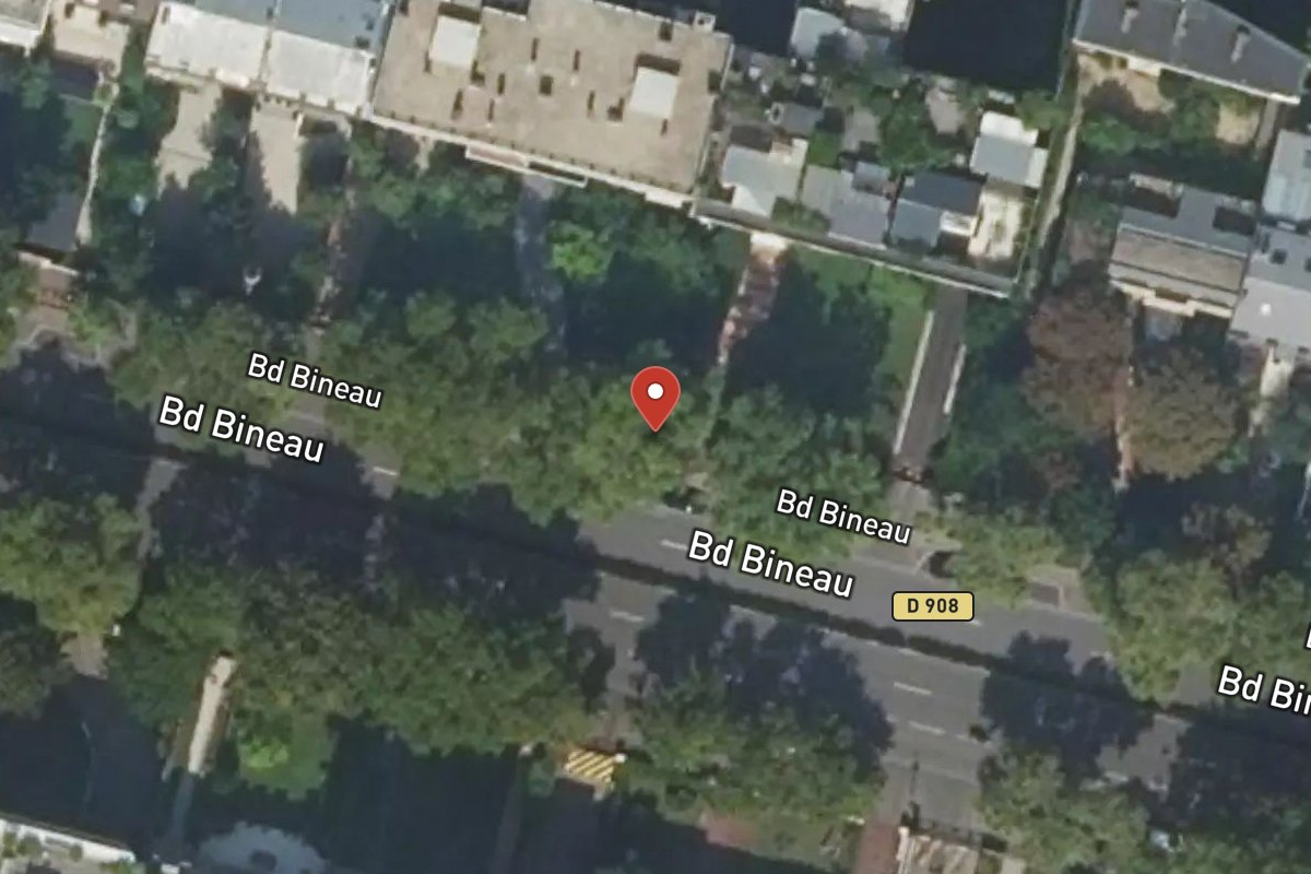 Vue satellite — 68 Avenue Bineau