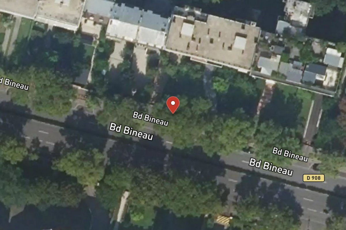 Vue satellite — 72 Avenue Bineau