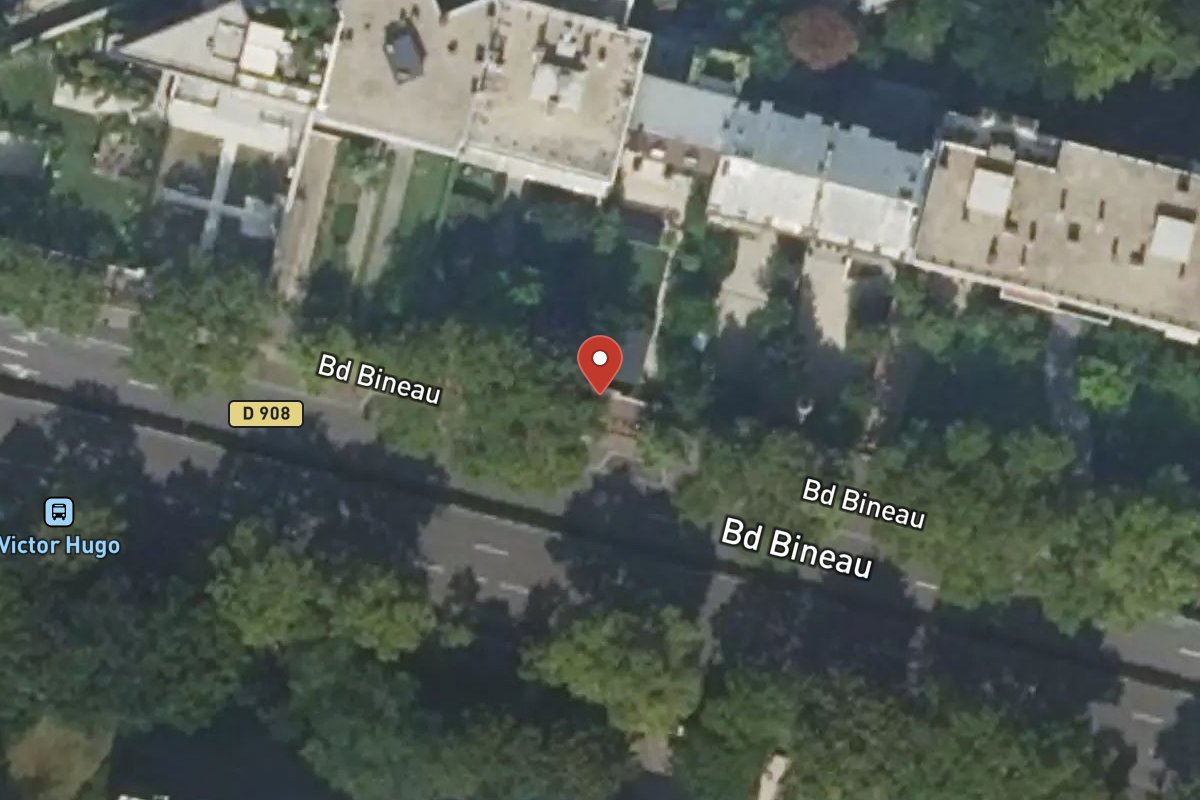 Vue satellite — 78 Avenue Bineau