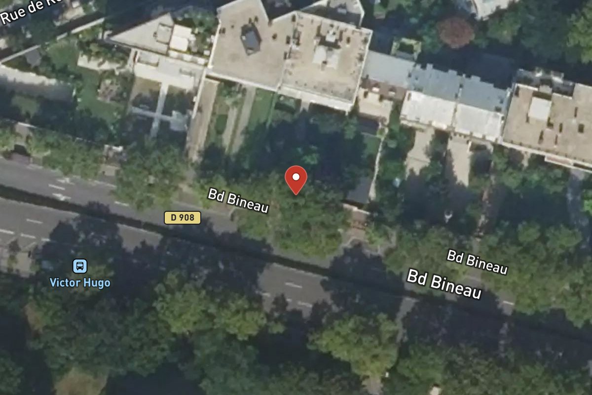 Vue satellite — 80 Avenue Bineau
