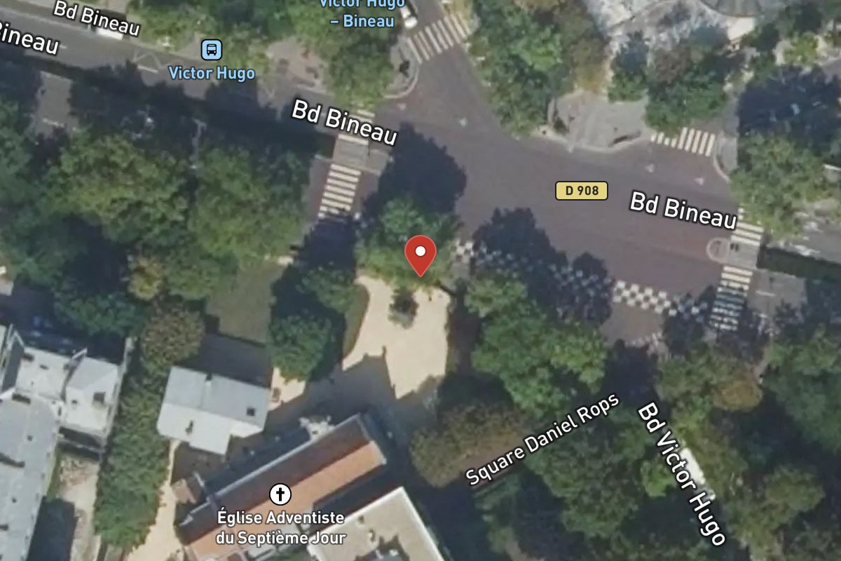 Vue satellite — 81 Avenue Bineau