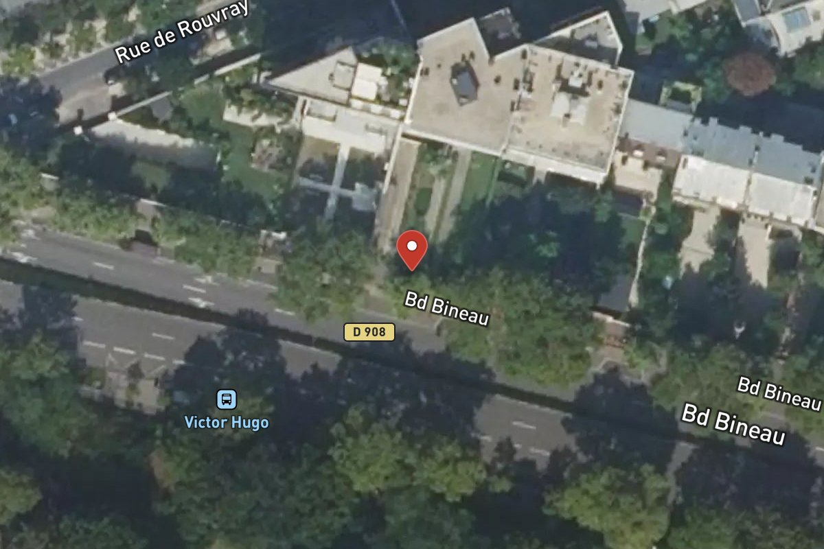 Vue satellite — 82 Avenue Bineau