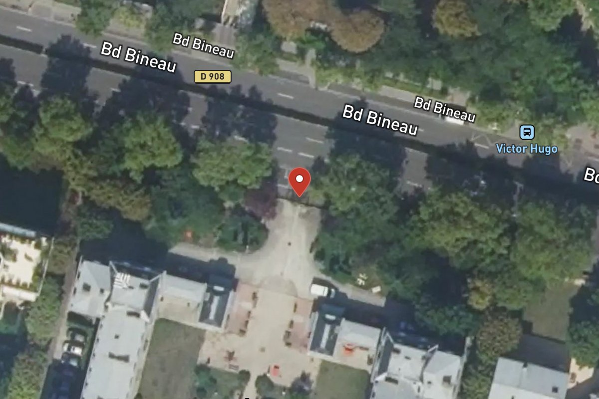 Vue satellite — 89 Avenue Bineau
