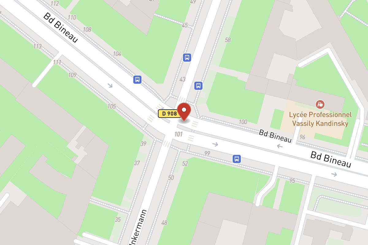 Plan de situation — 94 Avenue Bineau