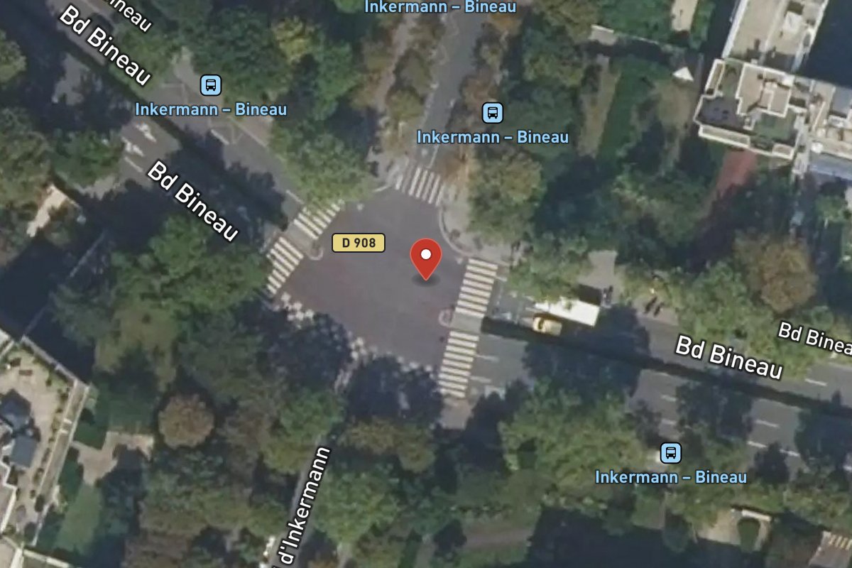Vue satellite — 94 Avenue Bineau