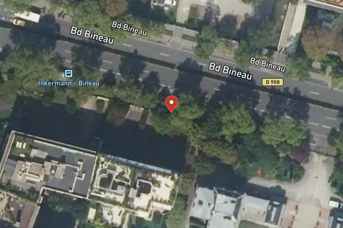 Vue satellite — 95 Avenue Bineau