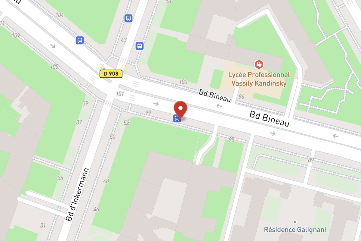 Plan de situation — 97 Avenue Bineau