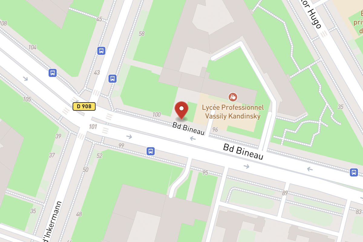 Plan de situation — 98 Avenue Bineau