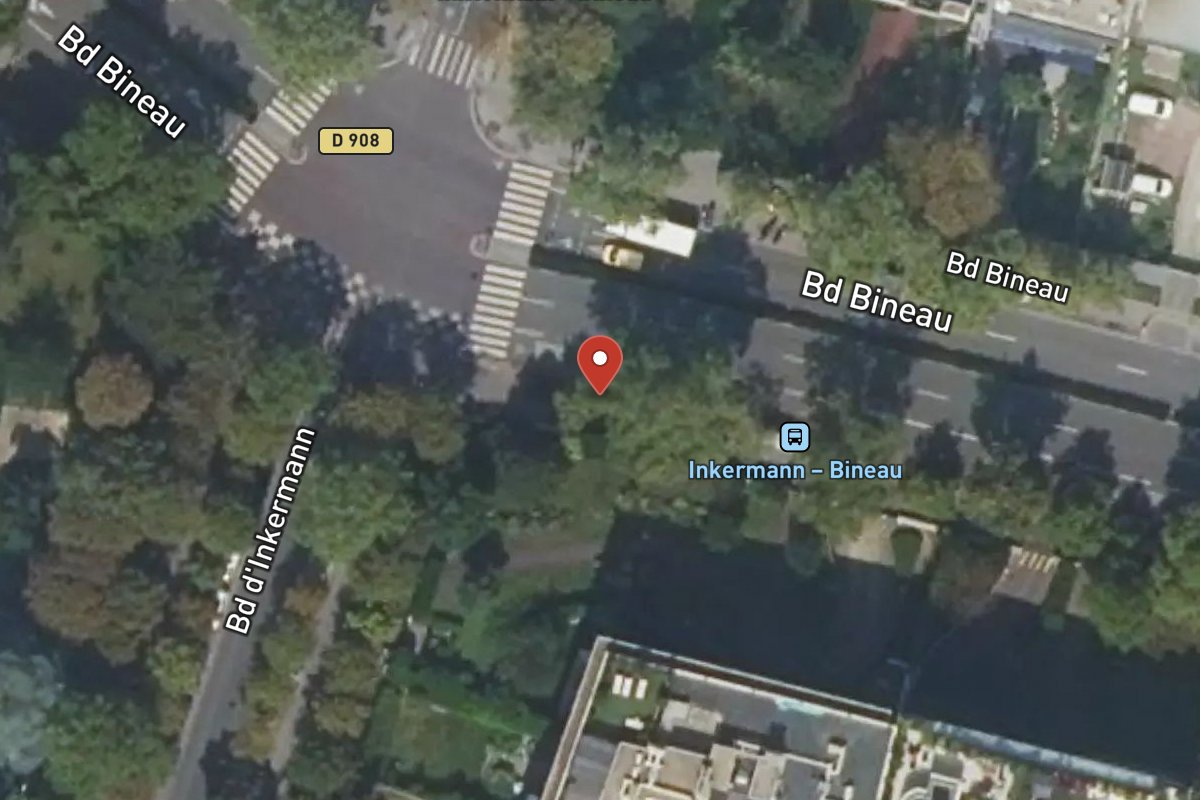 Vue satellite — 99 Avenue Bineau
