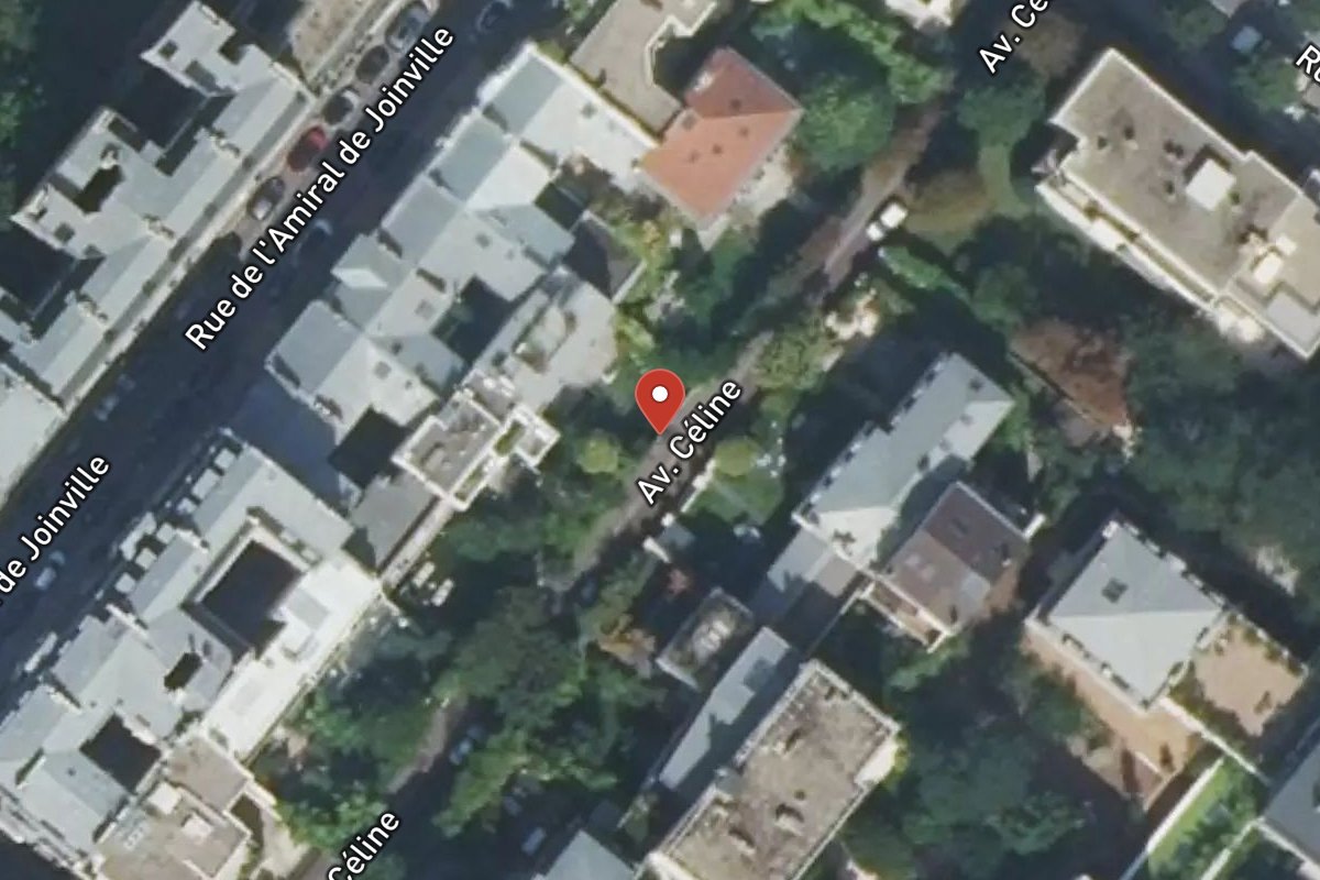 Vue satellite — 11 Avenue Céline
