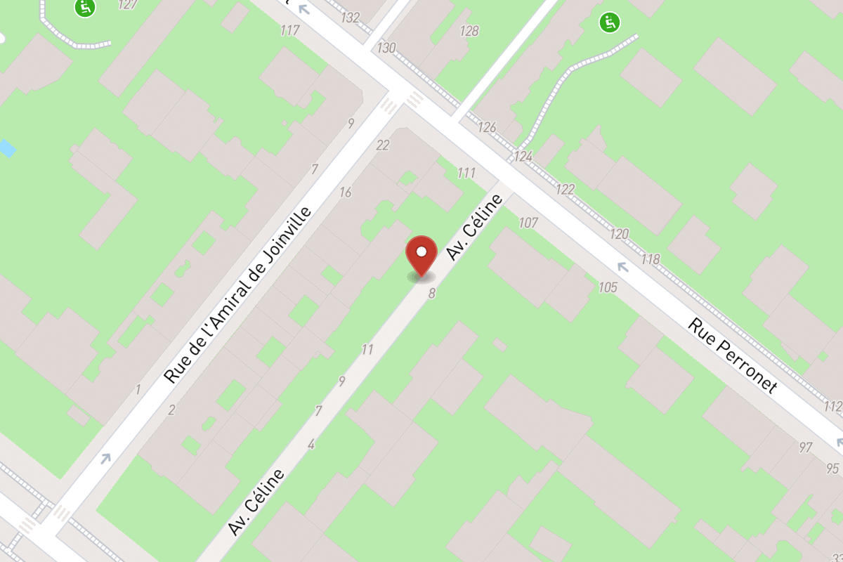 Plan de situation — 13 Avenue Céline