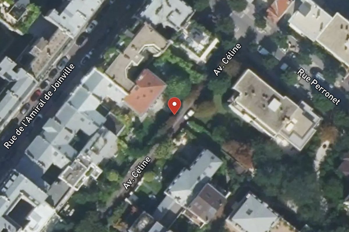 Vue satellite — 13 Avenue Céline