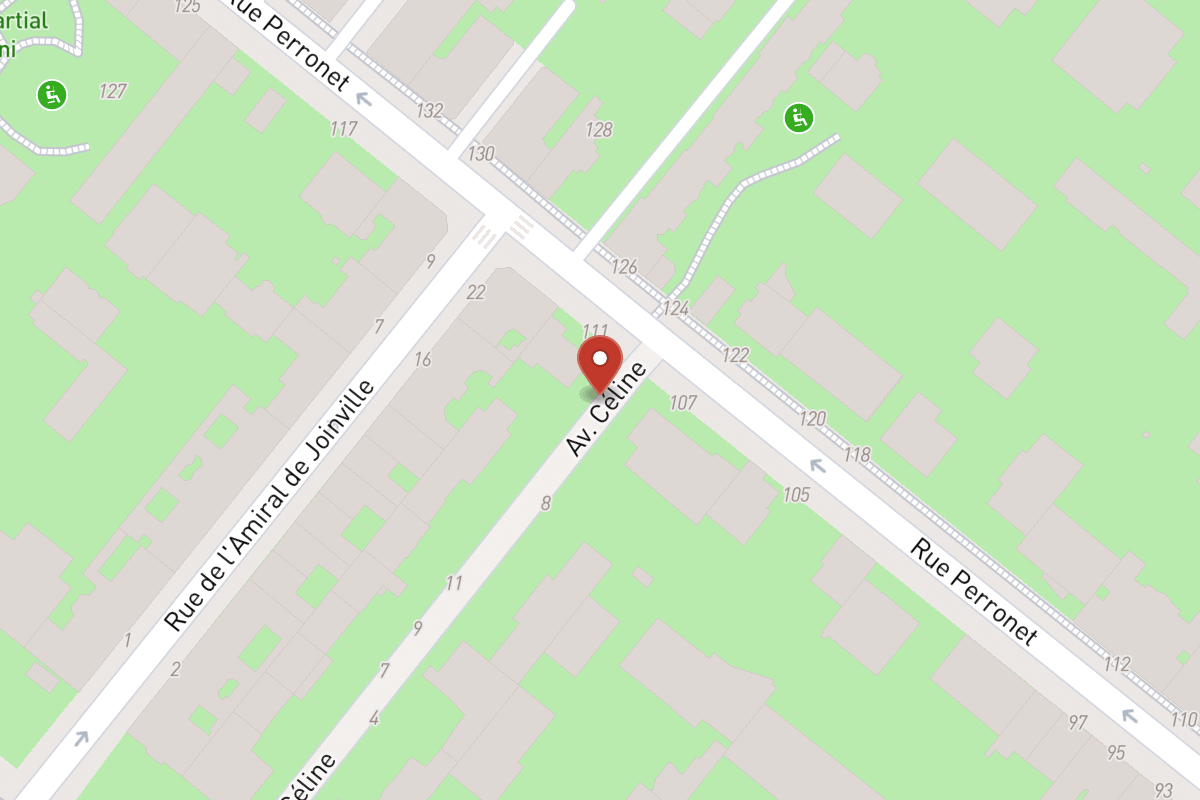 Plan de situation — 15 Avenue Céline