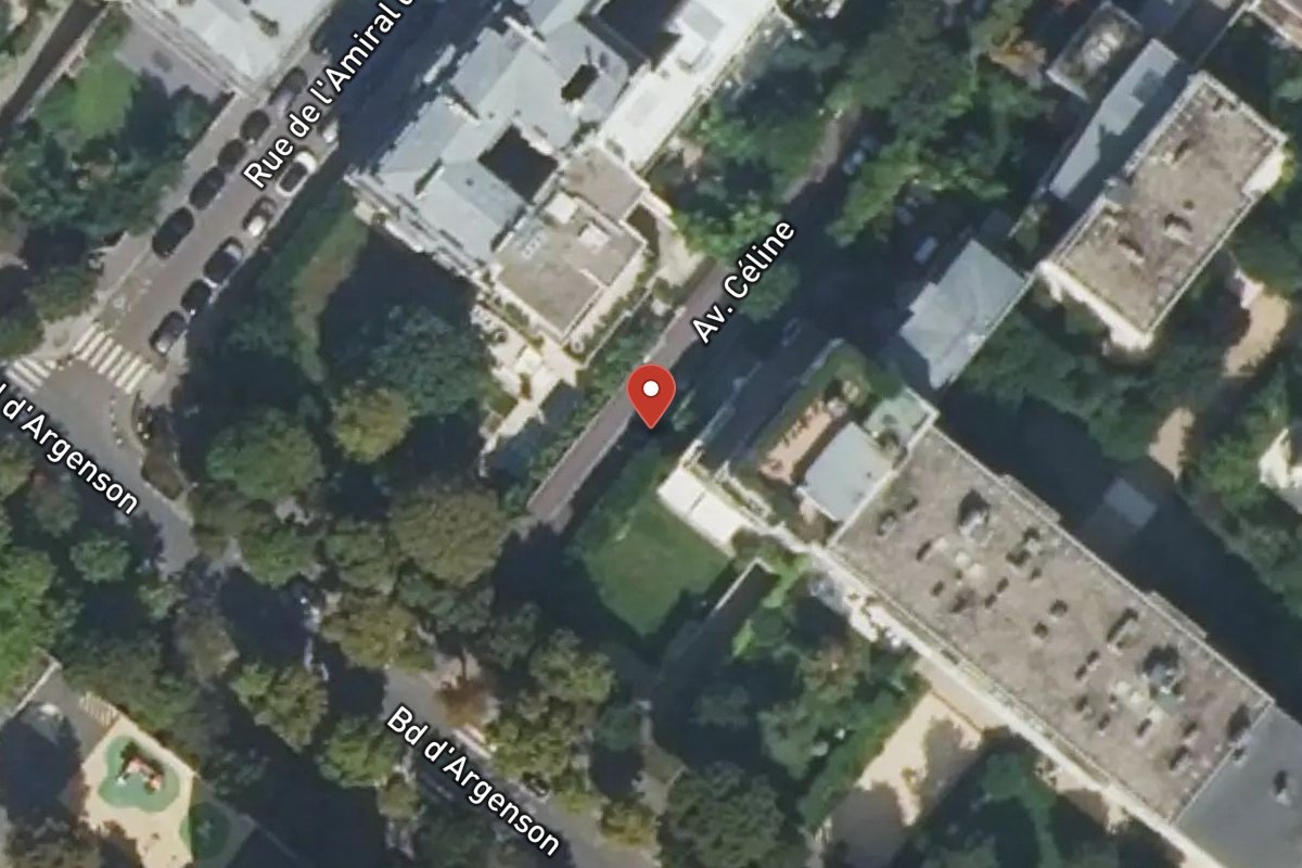 Vue satellite — 2 Avenue Céline