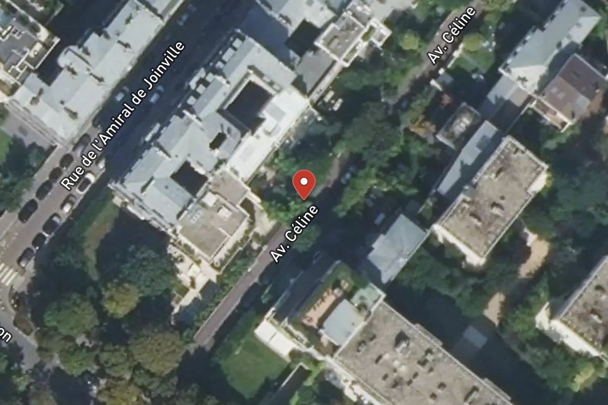 Vue satellite — 3 Avenue Céline