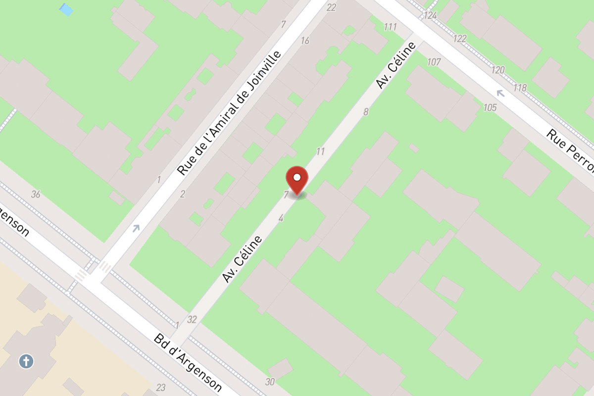 Plan de situation — 4BIS Avenue Céline