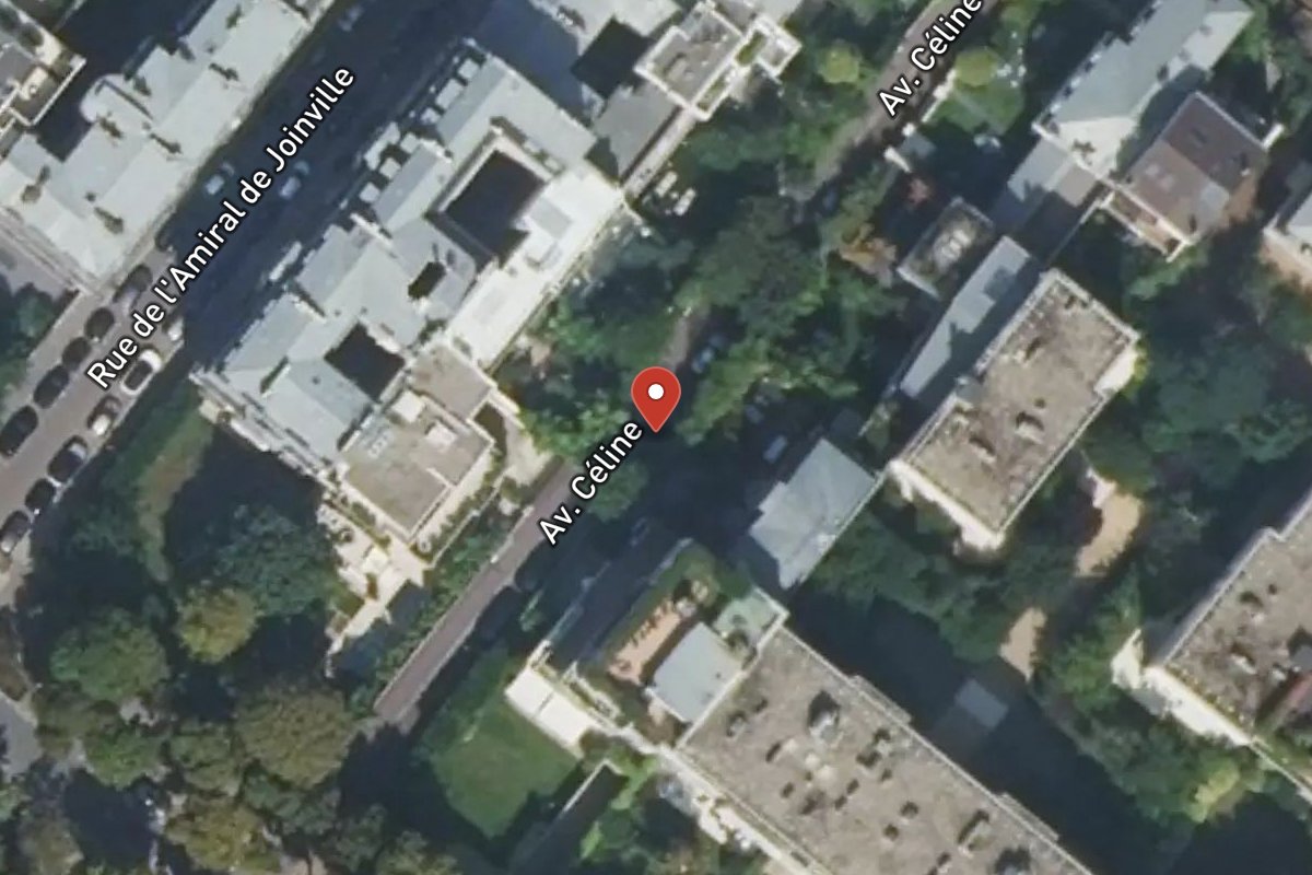 Vue satellite — 4 Avenue Céline