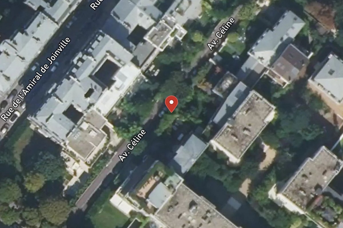 Vue satellite — 6BIS Avenue Céline