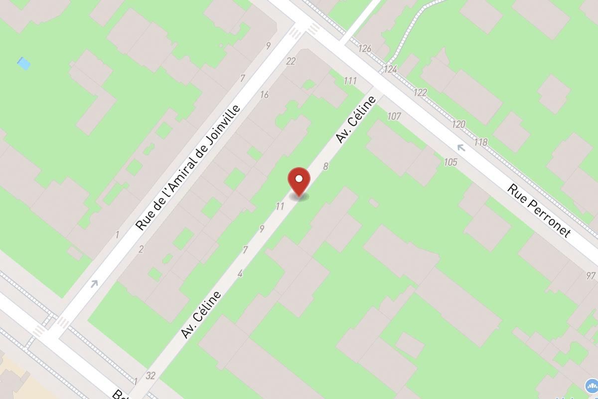 Plan de situation — 6 Avenue Céline