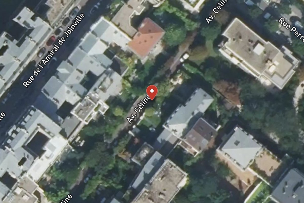 Vue satellite — 6 Avenue Céline