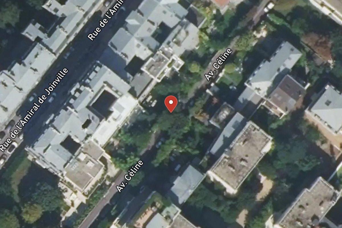 Vue satellite — 7 Avenue Céline
