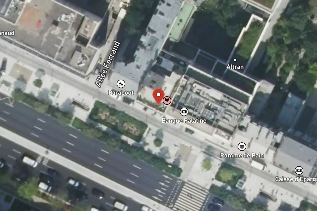 Vue satellite — 100 Avenue Charles de Gaulle