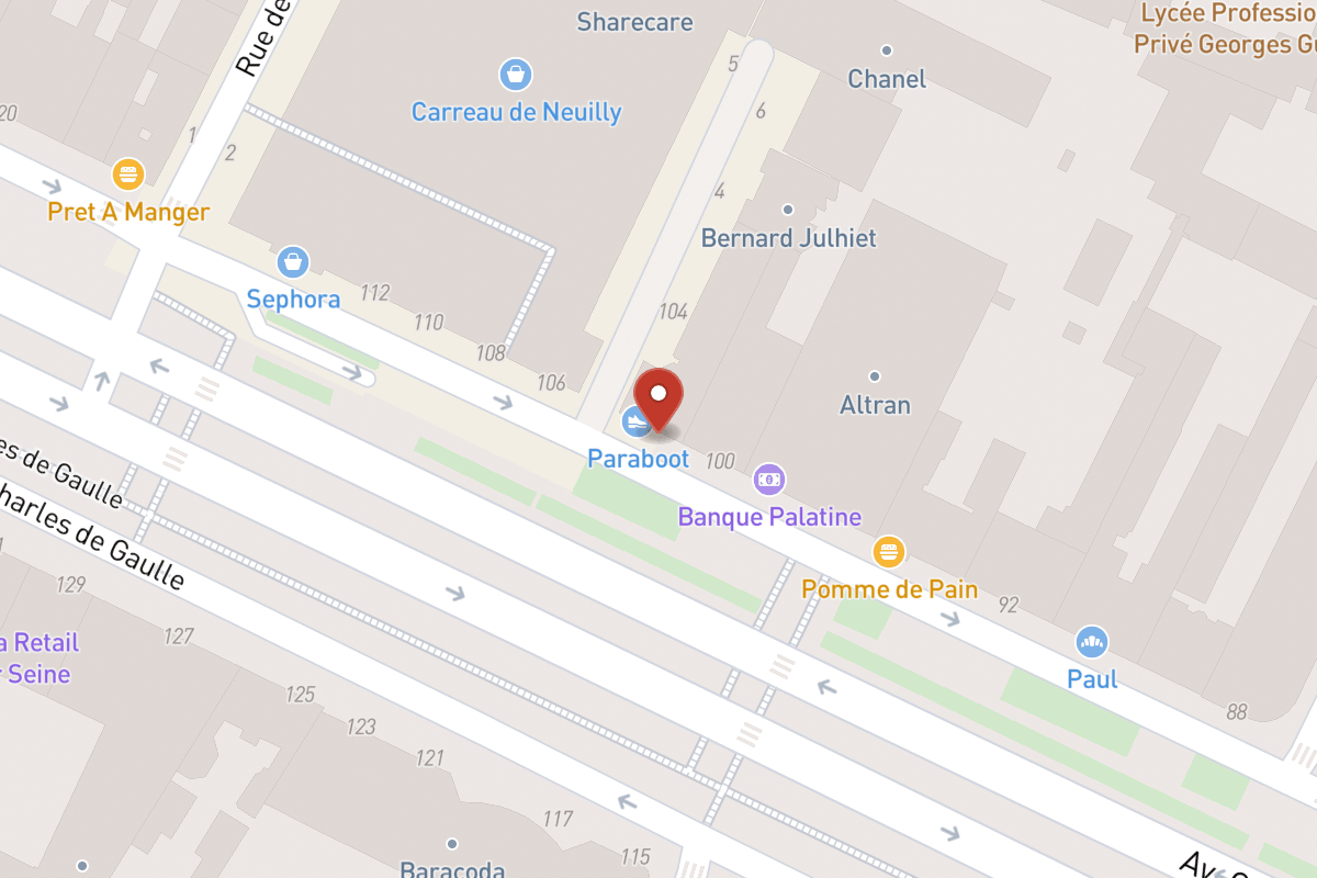 Plan de situation — 102 Avenue Charles de Gaulle