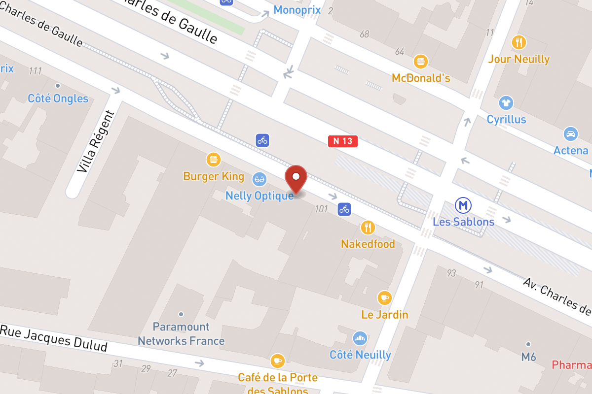Plan de situation — 103 Avenue Charles de Gaulle