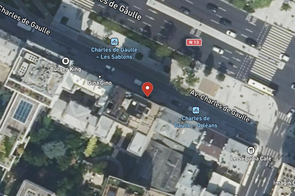 Vue satellite — 103 Avenue Charles de Gaulle