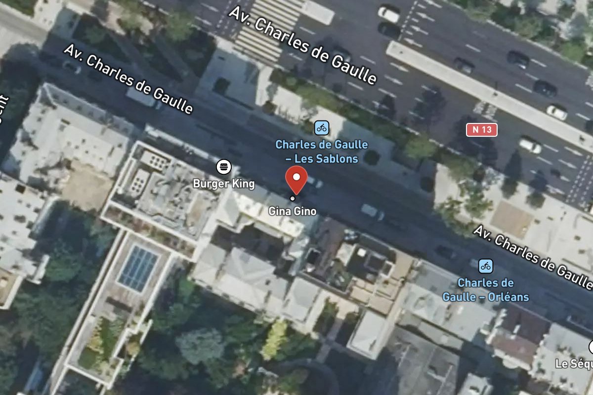 Vue satellite — 105 Avenue Charles de Gaulle