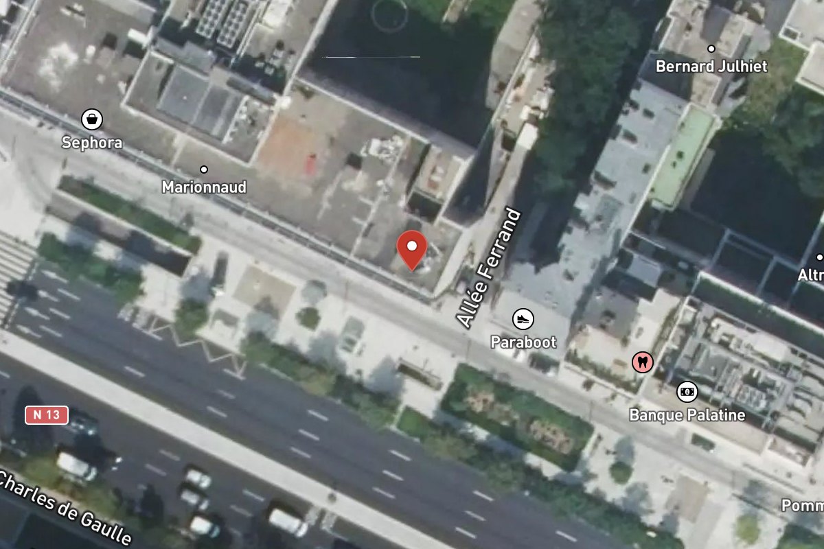 Vue satellite — 106 Avenue Charles de Gaulle