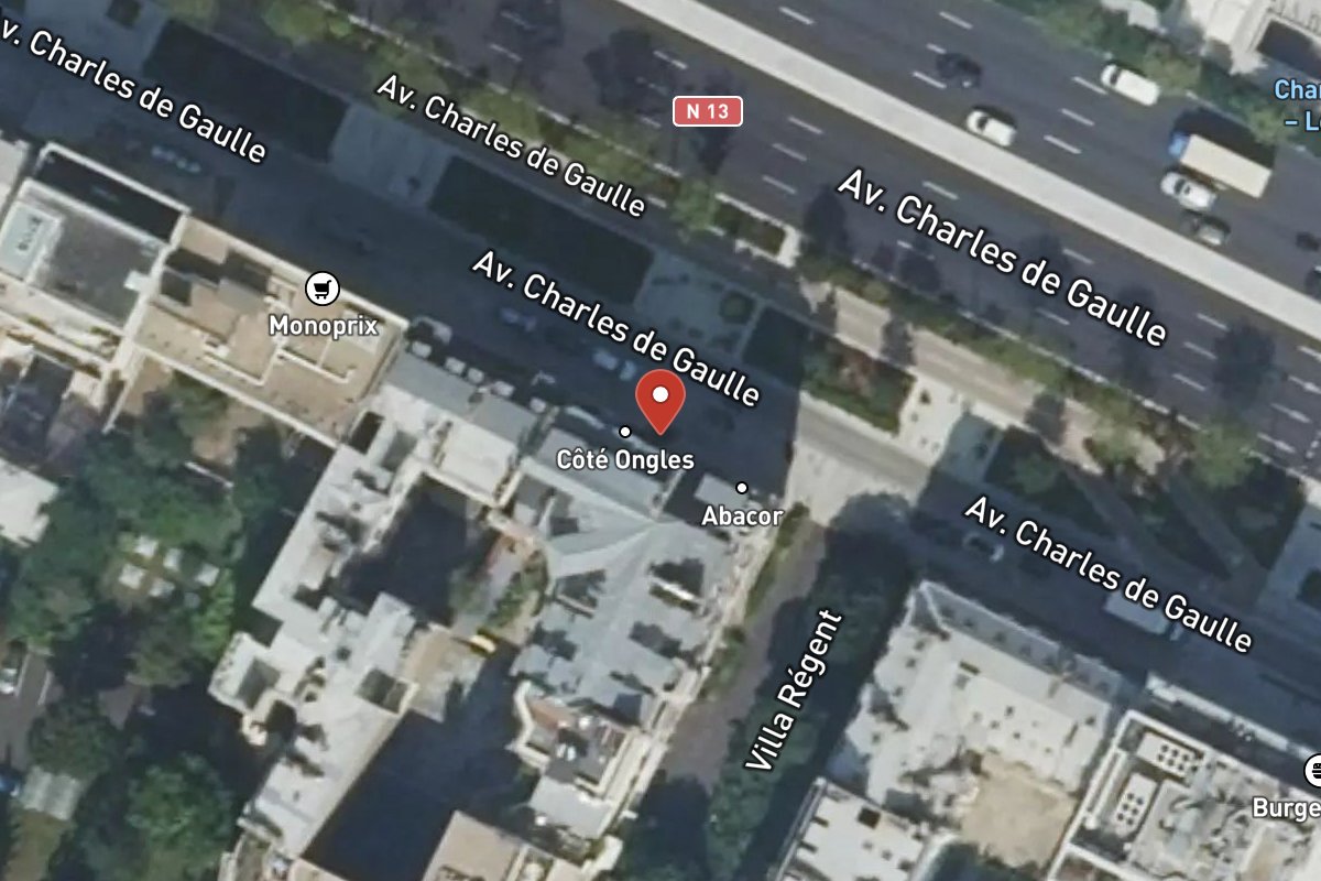 Vue satellite — 109BIS Avenue Charles de Gaulle