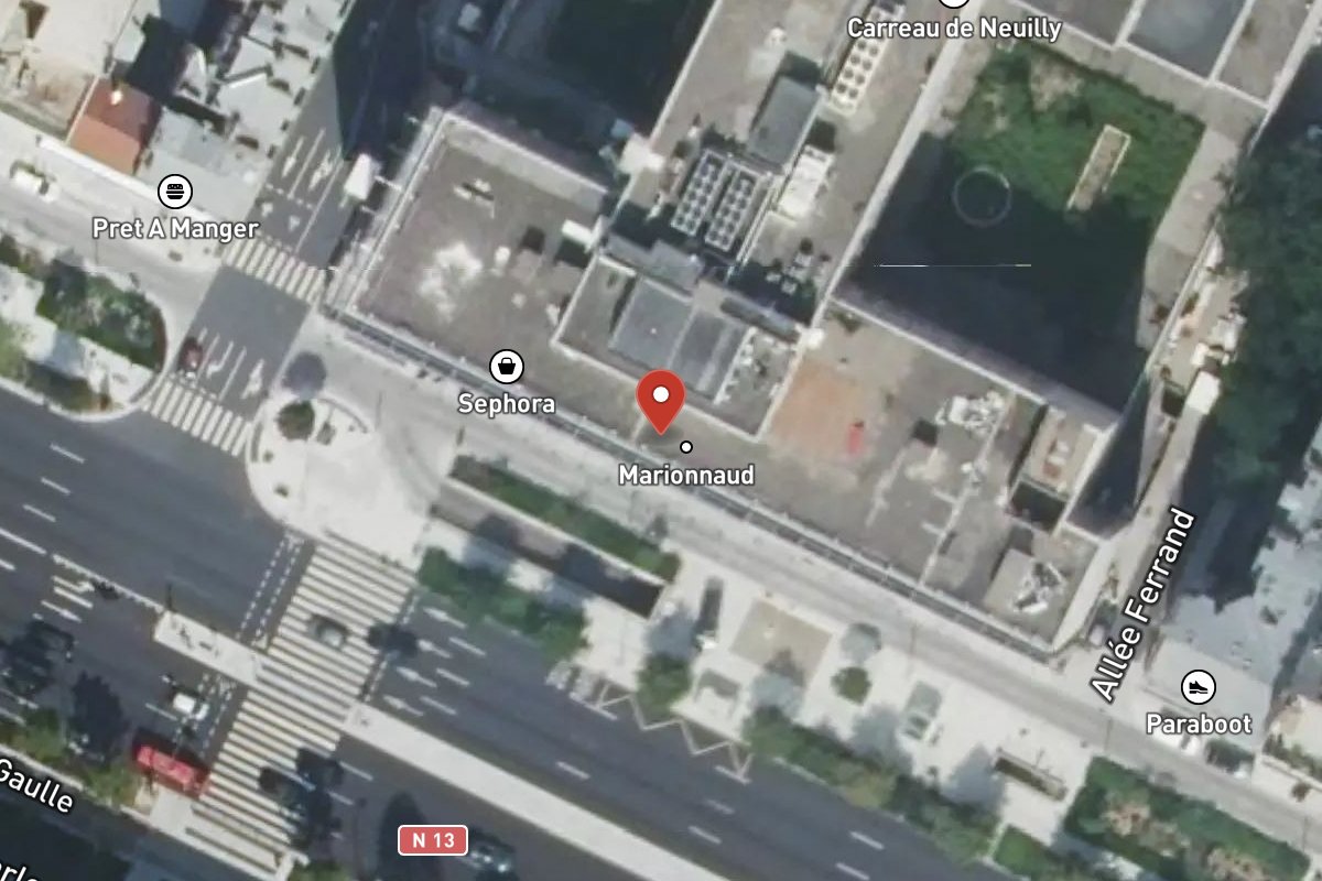 Vue satellite — 112 Avenue Charles de Gaulle