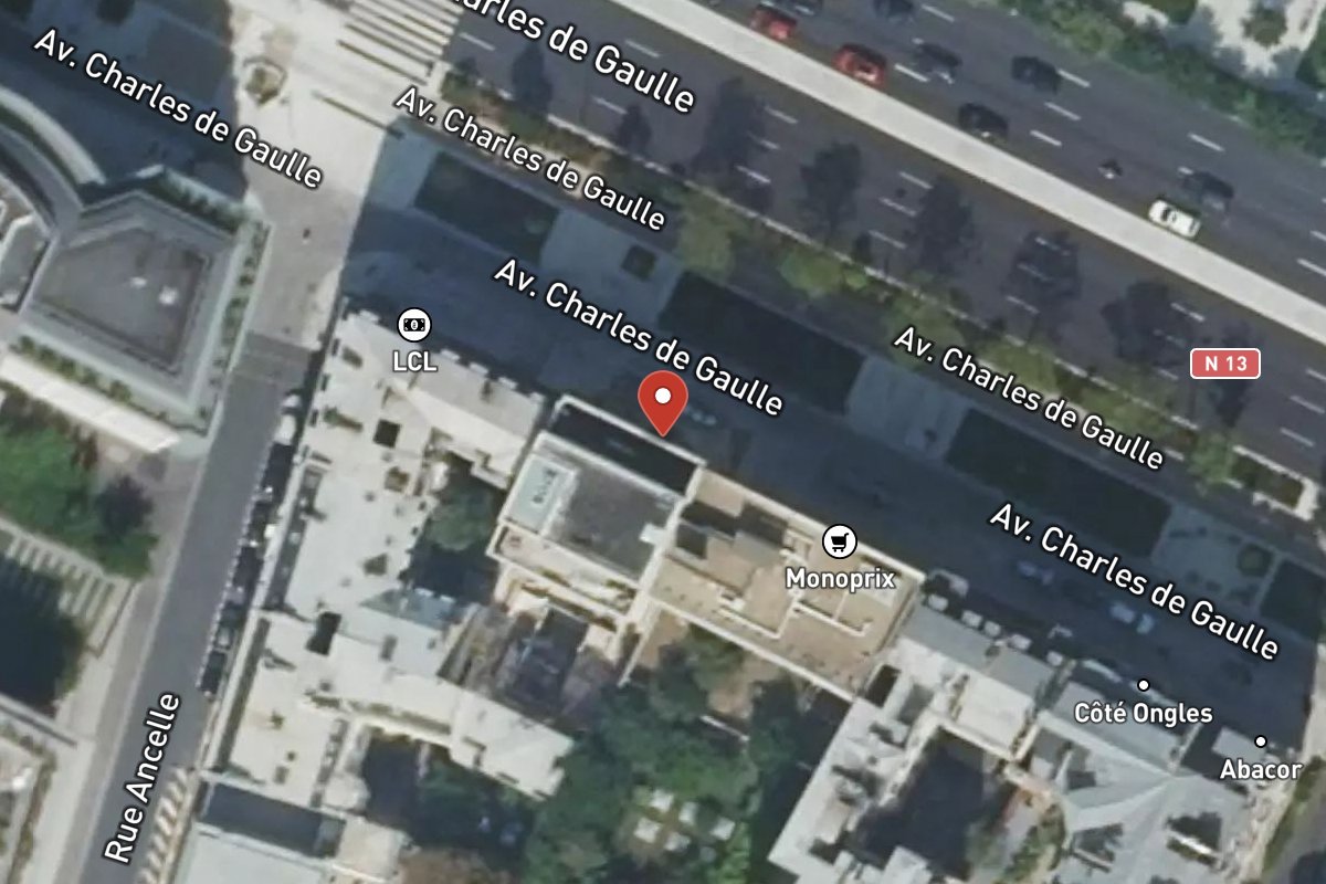 Vue satellite — 113BIS Avenue Charles de Gaulle