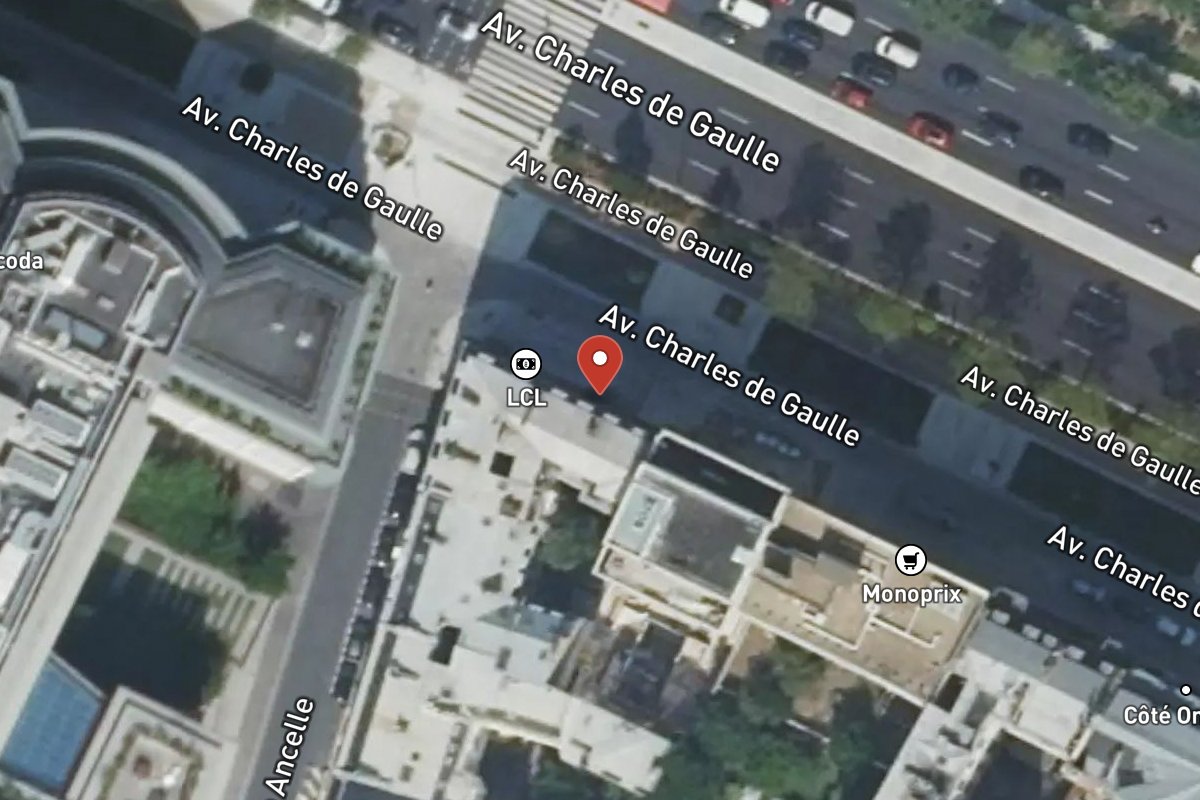 Vue satellite — 113TER Avenue Charles de Gaulle