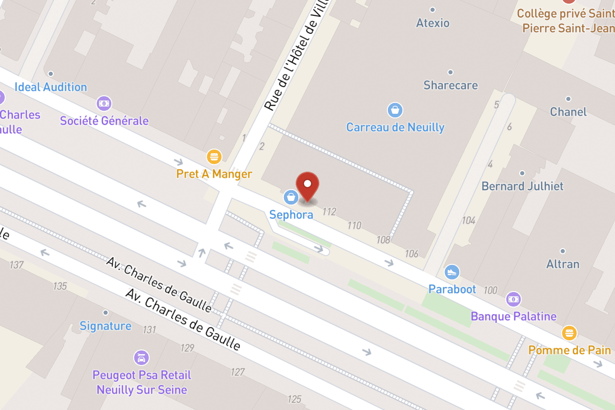 Plan de situation — 114 Avenue Charles de Gaulle