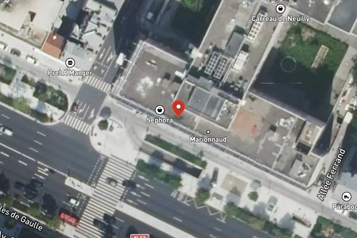Vue satellite — 114 Avenue Charles de Gaulle
