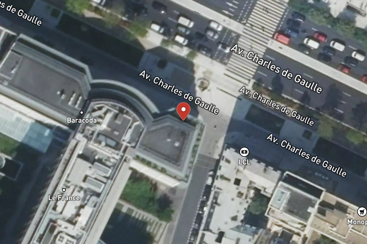 Vue satellite — 115 Avenue Charles de Gaulle