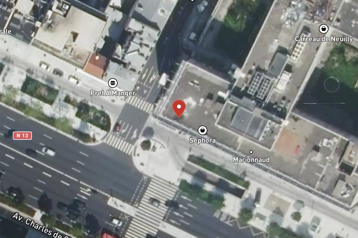 Vue satellite — 116 Avenue Charles de Gaulle
