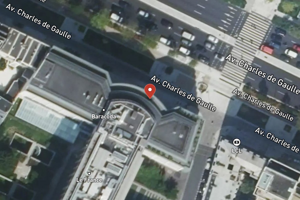 Vue satellite — 117 Avenue Charles de Gaulle